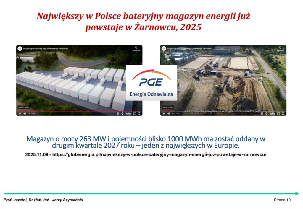 Bateryjny magazyn energii w Żarnowcu