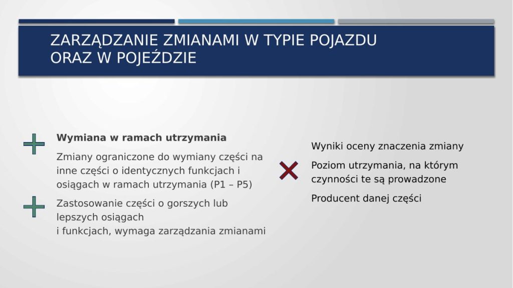 Wymiana w ramach utrzymania a zarządzanie zmianą
