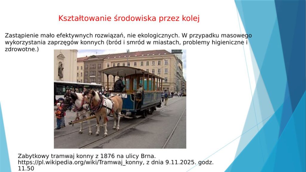 Zabytkowy tramwaj konny z 1876 roku